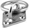 FASTON® Augplatte mit Ring Raute Form 60 mm Edelstahl A2 V2A (2 Stück) Befestigungshaken Decksplatte Diamant Form Wandöse Wandhaken Ösenplatte Wandbefestigung Zurröse