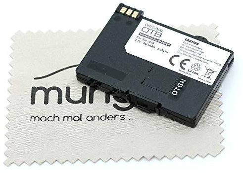 Ersatz Akku passend für Gigaset SL37H, 4015 Micro, S44, S440, SL1, SL100, SL150, SL2, Sl3, SL370, SL375, SL56, SL74, Telekom T-Sinus 701A, 711 OTB mit mungoo Displayputztuch