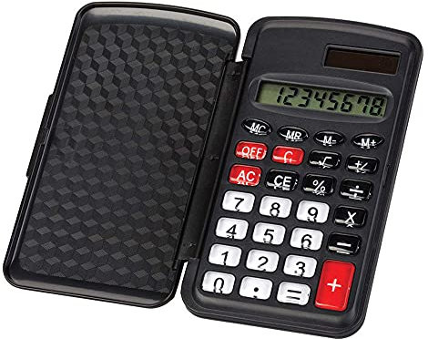 Calculatrice Solaire de Poche 8 Chiffres