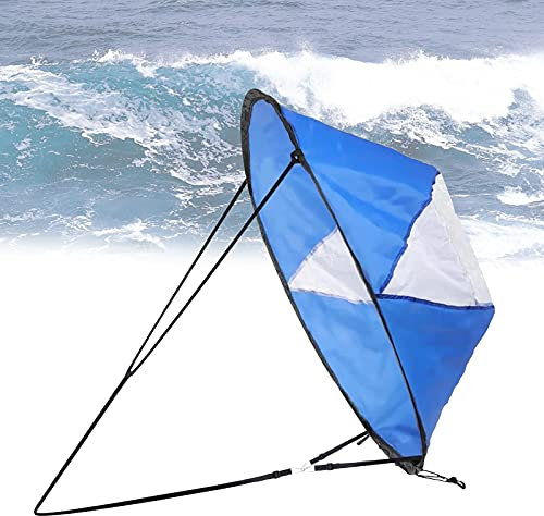 GKH2 Velas Windsurf de 42 , Velas de Kayak Duraderas para Barco, Velero, Canoa, Hinchables Plegables, Barcos a Favor del Viento, Vela de Viento, Accesorios para Tablas de Remo Kayak,Azul