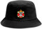 WANHONGYUE One Piece Monkey D Luffy Anime Bucket Hat Chapeau de Seau Unisexe Anti-UV Chapeau de Soleil de Plage Eté Pliables Chapeaux de Pêcheur Bob Bonnet Noir/15