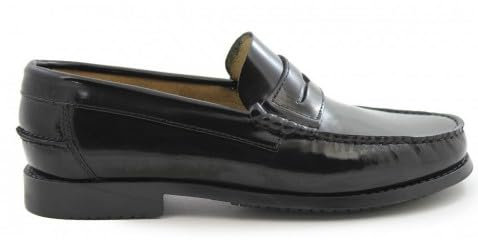 Benavente Zapato MOCASÍN Marca Antifaz Piso Goma Negro