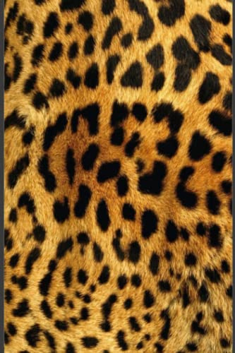 Notebook: cheetah Print faux fur journal 6 x 9,: Faux fur notebook