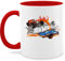 Tasse Tassen 325ml - Hot Wheels - 8-Bit Logo - 325 ml - Rot - kaffeetasse