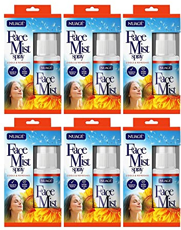 Hayfever Relief Cooling Face Mist Spray- Eye Mask for Cooling- Cool & Fresh Moisture Spray for Eye- Suitable for Daily Use (15ml) (Pack Of 6)