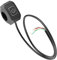 Tissting 12V Interrupteur de Lumière de Guidon de Moto, 7/8 Pouces Moto LED Interrupteur de Phare de Guidon étanche Coupe Circuit Moto Bouton Poussoir avec Indicateur