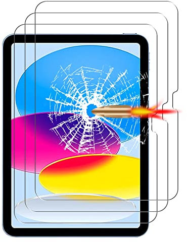 3pcs Tempered Glass Screen Protector for Apple iPad 10th Gen 10.9 Inch 2022 2023