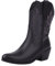 rismart Donna Western Stivali da Cowboy a Metà Polpaccio Ricamate Scarpe da Cowgirl Nero,39