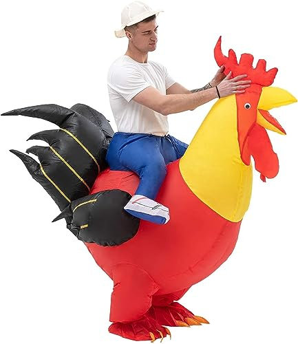 SVNVIOZ Inflatable Costumes for Adults, Air Blow up Suit Halloween Costumes, Funny Dress for Men Women Halloween Party Suit