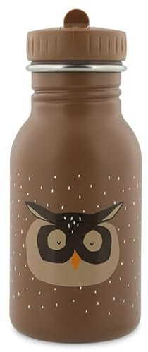 Ma Fabrique Perso - Gourde Métallique (350mL) - Enfant - Personnalisable (Hibou)