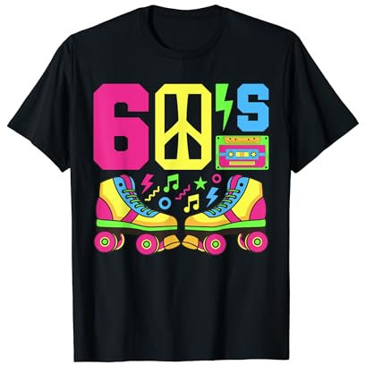 60er Jahre Outfit 60er Jahre Kostüm 60 er Motto Party 60er T-Shirt