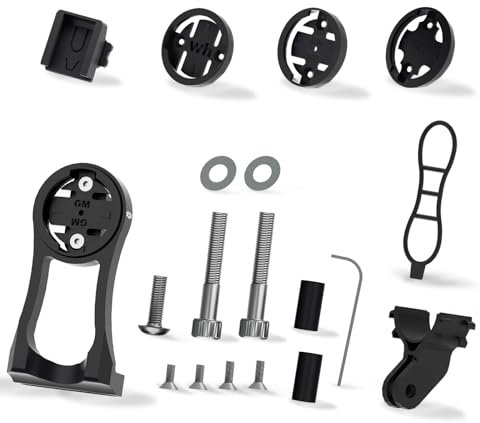 Fahrrad-Computer-Halterung für Garmin, Front-Kombi-Halterung für Wahoo Elemnt, Wahoo Elemnt Bolt, Wahoo Elemnt Mini, Bryton Cateye, GoPro und Fahrradlichtadapter