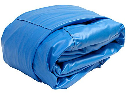 Poolfolie Ersatzfolie Pool Innenhülle Austauschfolie 0,50 mm Stärke Überlappend ohne Biese mit Übermaß gefertigt UV-stabilisiert Kältebeständig Reißfest Hochelastisch (Ø 5,00 x 1,20 m)