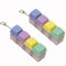 2 PCS Keyboard Fidget toy, Fidget Keyboard, Fidget Keychain Toy, The Time Decompression Gift for Boys Girls, Stress Relief Gifts for Relief Stress Pass the Time, Funny Button Fidget Toy