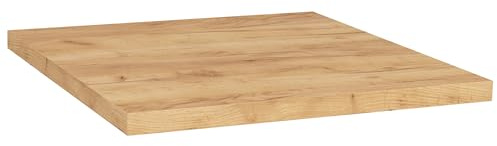 AKORD Küchenarbeitsplatte Für Unterschränke OLIWIA S60 60 cm | Schichtstoffplatte | ABS-Kante | Universalfarbe | Für Unterschränke | B60 x H3,2 x T60 cm | 7,10 kg | Eiche Craft