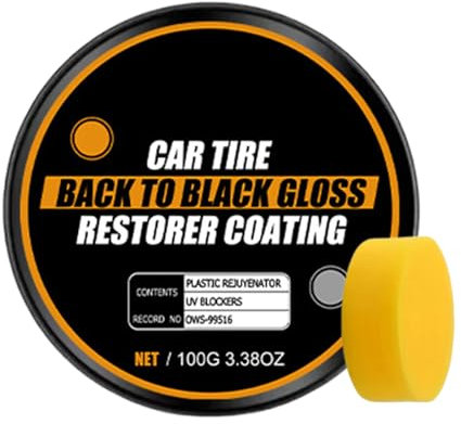 Gel Lucidante Per Pneumatici | Pasta Cera Lunga Durata Non Untuosa Per Auto | Prodotti Per Cura Auto Per Cruscotto Lucidatura Pelle Dressing Moto Barca