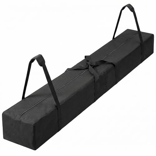 QWORK Väska för tältstång, 210 x 30 x 20 cm, 600D Oxford, organiserare för tältstolpar och fiskespön