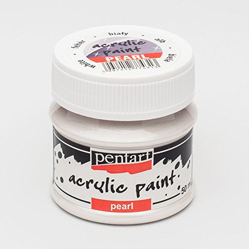 Zita's Creative Peinture Acrylique nacrée Blanc 50 ML
