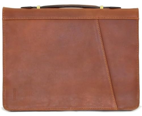 Katana - Conférencier en cuir avec poignée - marron - 36.5 x 28 x 5 cm - Marron