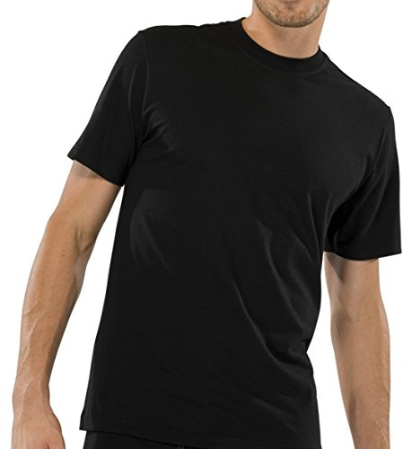 Schiesser American Crew Neck Shirt 6er Pack black XL (7)