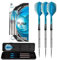 Harrows Pulse 90% Tungsten Darts | Steeldarts-Set mit Tragetasche | 21g, 22g, 23g, 24g, 25g & 26g | Enthält Supergrip Fusion Shafts und 100 Micron Prime Flights (25 Grams)