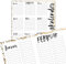XL Geburtstagskalender A2 jahresunabhängig immerwährend I Wandkalender Plakat Poster I Motiv Typo Grafik Beige I dv538
