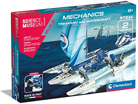 Clementoni 61767 Science Museum Mechanischer Lab-Jet Ski & Katarman
