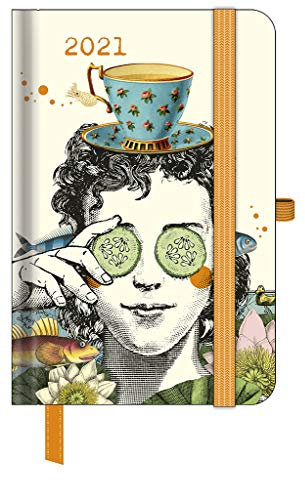 GreenLine Diary Fabulous World of PABUKU 2021 - Buchkalender - Taschenkalender - 10x15