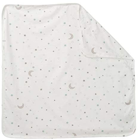 roba Babydecke Sternenzauber - 80 x 80 cm - Jerseydecke aus Baumwolle für Mädchen & Jungen - Kinderwagendecke / Kinderdecke zum Kuscheln, Krabbeln & Spielen
