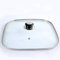 BANGHA Pan Lid 16-32cm Cookware Reinforced Square Glass Lid Tempered Wok Lid Pyrex Glass Round Chef Pan Lid With Knob Premium Quality Pan Cover Saucepan Lid (Color : 20CM)