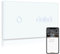 BSEED Smart ZigBee Schalter mit Vorhang Schalter,1 Fach 1 Weg ZigBee Touch Schalter arbeitet mit Smart Life/Tuya APP, ZigBee Schalter kompatibel mit Alexa und Google Home Weiß (Hub erforderlich)