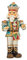 Palais Royal - Figur Statue Nussknacker Dekoration Weihnachtsbewegung Spieluhr Harz 35 cm 1022026