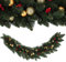 KADAX Kiefergirlande, Dekogirlande, 112cm Lange Tannengirlande, Künstliche Weihnachtsgirlande aus PVC-Folie, Kamindekoration, Weihnachtsdekoration (Vixen)