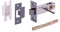 HANDLEZONE® 76mm Privacy Latch, Premium Tubular Latch, Catch for Internal Timber Doors - Black Nickel