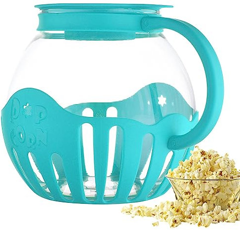 Máquina para hacer maíz – Micro-Pop microondas Popper – Pot microondas Air Poppers Snack – olla multifunción sin BPA 2.25 cuartos galón apto para lavavajillas para casero