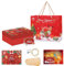 Geschenkboxen Weihnachten,Wiederverwendbare Dekorative Box,Faltbare Geschenkbox,Geschenkbox Mit Deckel,Geschenkverpackung Box,Weihnachtsgeschenkbox (Rot)