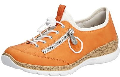 Rieker Damen Slipper N4263-38 orange Gr. 41