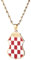 VALKEM Accessoires für Damen und Herren Kroatien Flagge Anhänger Halsketten für Frauen Männer Kroatisches Nationalsymbol Schmuck Hochzeitstag, Valentinstag, Weihnachten Geburtstagsgeschenk