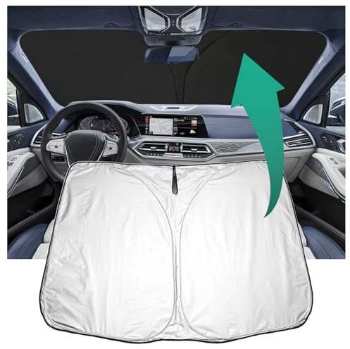 YEE PIN Sportage QL Parasol Coche Compatible con Kia Sportage QL 2016-2020 2021, Parasol Plegable Coche Parabrisas Parabrisas Protección UV Polvo