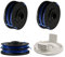 YWNYT Rocchetto di ricambio per tagliabordi, RAC123 per Ryobi, 1,6 mm x 8,3 m, per Ryobi RLT4027, RLT4125, RLT5027, RLT6030, RLT5127, RLT6130 (3+1)