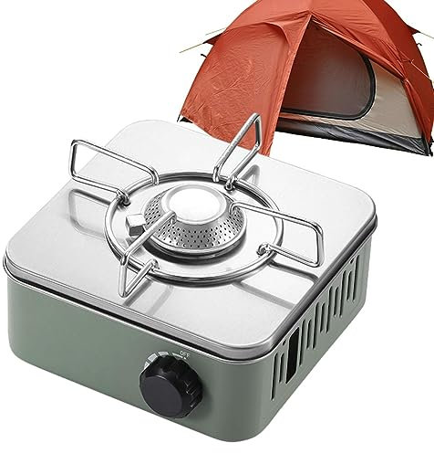 Goowafur Tragbarer Campingbrenner - Tragbarer Wanderbrenner für den Außenbereich,für Innenraum Outdoor Alkohol Herd Brenner Camping Zubehör für Grillen, BBQ, Picknicken,Trekking