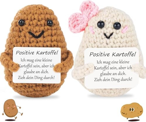 kiimiipa Positive Kartoffel GlüCksbringer,Geschenke FüR Frauen MäNner,Geschenk FüR Freundin,Pocket Hug,Positive Geschenke,Lustige Geschenke,Zimmer BüRo Dekorationen, Niedliche Puppen