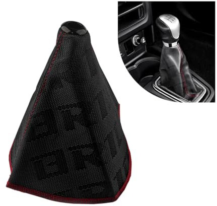 Adunsiaoto Funda Pomo Cambio De Marchas Manual, Cubre Pomo Palanca Cambios Para Coche Universal, Universal Funda Protección La Palanca Cambios Del Coche para Hombre Mujer Hyper Tela(Negro)