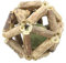 Namvo Lot de 2 Boules d'herbe à Chat, grincement des Dents, Boules d'herbe à Chat à mâcher pour Chats, Boule roulante en Bois Naturel, Boules interactives pour Chat, Augmentant l'appétit et Netto