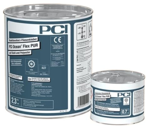 PCI Ocean Flex PUR Colle à carrelage en résine réactive pour carrelage en acier et aluminium Sika 3 kg