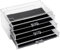 Sea Team Klarer Makeup-Organizer mit Schubladen, Acryl-Kunststoff-Kosmetik-Display-Box, Schmuck-Aufbewahrungsbox, Halter für Kommode, Badezimmer, Schminktisch, Arbeitsplatte.(3 Schubladen)