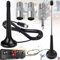 Benaton 4 Stück Radio Antenne Für Stereoanlage DAB, Universale Zimmerantenne Mit Magnetfuß Und 3m Verlängerungskabel, Zimmerantenne Mit Adapter Auf F-Stecker, Radio Antenne Für Den Empfang Von Fm