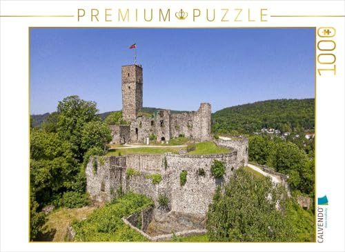 CALVENDO Puzzle Der Burgturm der gigantischen Festung Königstein im Taunus | 1000 Teile Lege-Größe 64 x 48 cm Foto-Puzzle für glückliche Stunden