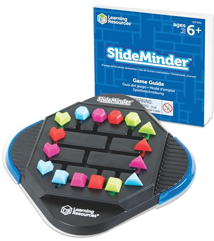 Learning Resources SlideMinder, Logik- und Denkspiel ab 6 Jahren, Zappelspielzeug für unterwegs