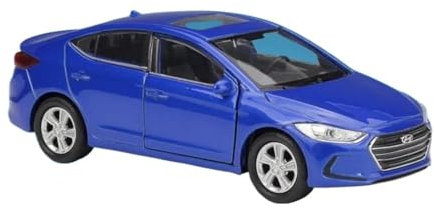 Druckgussfahrzeuge Motorfahrzeuge 1:36 for Hyundai Elanrta Simulation Miniatur Statisches Modellauto Aus Zinkdruckgusslegierung Sammlung Fertiges Modellauto(Blue)